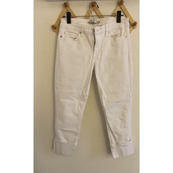Joe's Jeans Women's 28 Capri White Annie Denim Mid-Rise Cropped Cotton - Picture 2 of 10